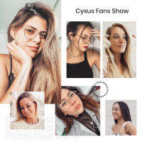 Cyxus แว่นสายตาป้องกันแสงสีฟ้าสำหรับผู้หญิง,แว่นตากันรังสีแว่นตาคอมพิวเตอร์กรอบรูปรูปหลายเหลี่ยมแว่นตาแฟชั่นป้องกันแสงสะท้อนแสงบรรเทาความเมื่อยล้าของดวงตาสำหรับการทำงาน/การศึกษา/ออก8009