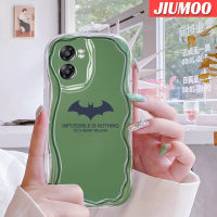 เคส JIUMOO สำหรับ OPPO A57 2022 A77 2022 A77E A57s A77S ลายการ์ตูนแบทแมนกันกระแทกแบบใสนิ่มเคสมือถือเคสโปร่งใสลายกล้องถ่ายรูปที่สร้างสรรค์ฝาครอบป้องกันเรียบง่าย