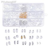 Nose Pads Case 15 Style Screw On Push In Glasses Nose Pads Repair Tool Kit For Eyeglass Eyewear Accessories