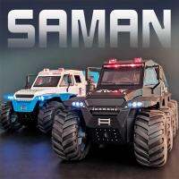 Diecast 1:24 Avtoros Saman 8X 8รถ ATV รูปแบบยานพาหนะบนทางขรุขระเด็กรถของเล่นของขวัญโลหะรถจำลองเอสยูบี