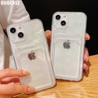 (Great. Cell phone case)โฮโลแกรมหัวใจกรณีโทรศัพท์สำหรับ iPhone 13 Pro Max 11 12 XR 6 7 8บวก XS X SE 2020เลเซอร์ล้างกระเป๋าสตางค์ผู้ถือบัตรการจัดเก็บปก