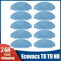 แผ่นม๊อบถูพื้นผ้าซักได้สำหรับ Ecovacs Deebot Ozmo T8 AIVI/T8 Max/ T8/ T9/ T9 Aivi/ N8/ N8 Pro Plus/ N8 Pro/yeedi Vac