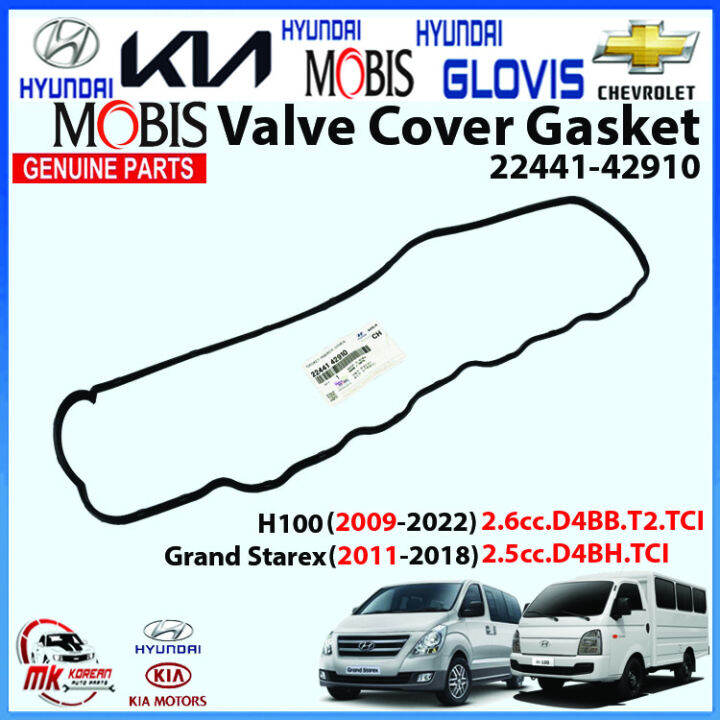 [GENUINE] Valve Cover Gasket/Rocker Cover Gasket for Grand Starex(20112018. 2.5cc. D4BH. TCI