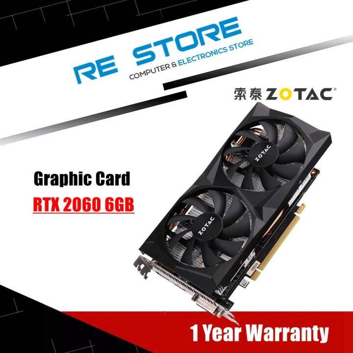 ZOTAC RTX 2060 6GB Video Cards GPU RTX2060 GAMING Graphic Card Lazada PH