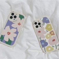 เคส สำหรับ ไอโฟน เคสซิลิโคน สินค้าพร้อมส่งจากไทย สำหรับ Iphone 14 13 12 11 Pro max ชบาชมพูเหลือง TPU-R1790 ชบาพื้นหลังม่