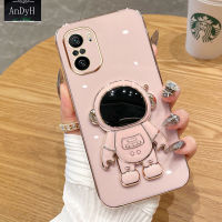 AnDyH 2023 New Design For Xiaomi 5X A1 6X A2 12lite 12Pro 12TPro 13 POCO C40 CIVI 2 Case Luxury 3D Stereo Stand Bracket Astronaut Fashion Cute Soft Case