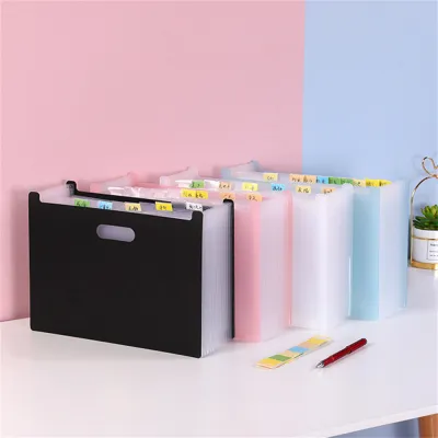 Office Stationery Storage Bag Multilayer Paper Organizer Document Organizer A4 File Organizer Desk File Folder