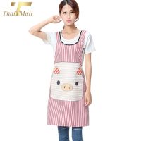 ThaiTeeMall-ผ้ากันเปื้อนลายการ์ตูนน่ารัก ผ้ากันเปื้อนแฟชั่นสไตล์เกาหลี กันน้ำและกันน้ำมัน ผ้ากันเปื้อนแฟชั่น QB-P003