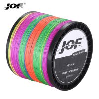 JOF 4เส้นสายการประมงถัก300เมตร500เมตร1000เมตรปลาคาร์พ M Ultifilament สายการประมงญี่ปุ่นสายการประมงถักสาย Pe