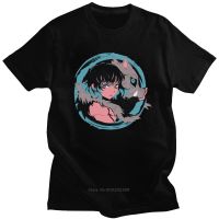 Fashion Anime Manga Men T Shirts Inosuke Hashibira Short Sleeves Cotton T-shirt Graphic Print Kimetsu No Yaiba Demon Slayer Tee