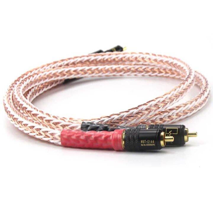 8tc-7n-occ-pure-copper-rca-cable-hi-end-cd-amplifier-interconnect-2rca-to-2rca-male-audio-cable