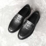 Giầy Loafer nam da bò đế cao su tăng chiều cao