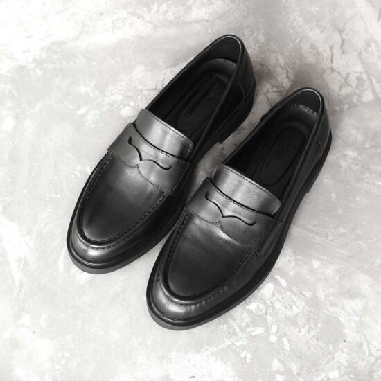 Giầy loafer nam da bò đế cao su tăng chiều cao - ảnh sản phẩm 1