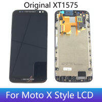 Untuk Motorola Moto X Style แอลซีดีดิสเพลย์หน้าจอดิจิตอลสำหรับ Xt1570 XT1572 XT1575แผ่นหน่วยความจำ