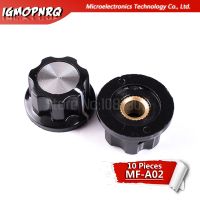 10pcs MF-A02 potentiometer knob WH118/WX050 bakelite knob copper core inner hole 6mm potentiometer Hat