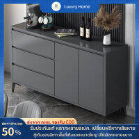 LXH furniture ตู้เก็บของ กล่องเก็บของ ตู้ไม้เอนกประสงค์ พร้อมลิ้นชักขนาดใหญ่ สีเทา ไม้คุณภาพสูง ขาตู้โลหะ มีให้เลือก 3 ข้อมูลจำเพาะ