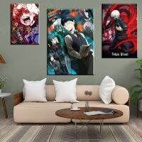 Sumanssa อะนิเมะมังงะการ์ตูนผ้าใบโปสเตอร์ HD พิมพ์ Wall Art ภาพวาดสำหรับ Home Office Decor - Tokyo Ghoul โปสเตอร์