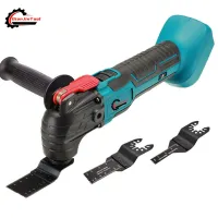 เครื่องขัดช่องสั่นหลายเลื่อยไร้สายสำหรับเปลี่ยนแบตเตอรี่ Makita 18V อุปกรณ์ขัดพลั่วสำหรับตัดเครื่องตัดแต่งผมไฟฟ้า