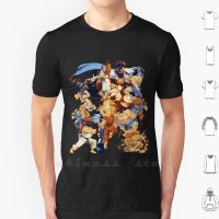 Street Pixelated Attacks T Shirt Men Women Teen Cotton Fighter Ryu Ken Hadoken Lucha Bison Vega Chun IIIIIII 100% Cotton