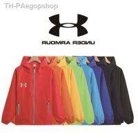 gift 【เสื้อแจ็กเกต】 Ready Stock Under Armour เสื้อแจ็คเก็ตกลางแจ้งน้ำหนักเบาสบายกันลมกันน้ำเสื้อวิ่งออกกำลังกายด้านบน gift gift