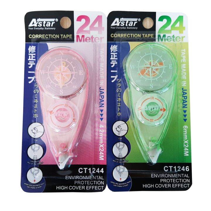 Astar Correction Tape CT1244 24 Meter x 4.2mm (Disposable Type) Lazada