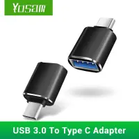 YOSAM 6pcs USB C OTG Adapter Type C to USB 3.0 Adapter Thunderbolt 3 Type-C For Macbook pro Samsung Huawei Xiaomi Mini USB OTG