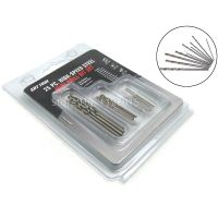 25 PCS Tool Shop HIGH-SPEED STEEL MINI DRILL BIT SET Small Fully Polished Straight Shank Twist Drill for Wood and Metal Drilling