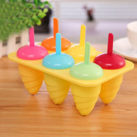 Ice Lolly Moulds Summer พิมพ์ทำไอศครีม พิมพ์น้ำแข็ง แม่พิมพ์ไอติม DIY อุปกรณ์ทำไอติม พิมพ์ทำไอติม ที่ทำไอติม แม่พิมพ์ 6แท่ง