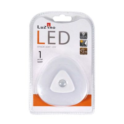 SuperSales - X1 ชิ้น - ไฟ ระดับพรีเมี่ยม LED พร้อมเซนเซอร์ 0.5W รุ่น SL009 สีขาว ส่งไว อย่ารอช้า -[ร้าน Hopngern shop จำหน่าย อุปกรณ์งานช่างอื่นๆ ราคาถูก ]