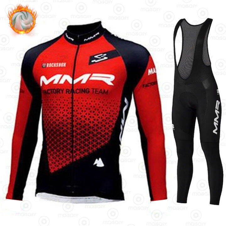 new-mmr-winter-thermal-fleece-set-cycling-clothes-mens-jersey-suit-sport-riding-bike-mtb-clothing-bib-pants-warm-sets-ropa