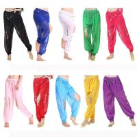 hot【DT】 Belly Costume Trousers Bloomers Bellydance Pants Bollywood Egypt Dancewear Size