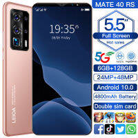 P40 PRO ใหม่ 5.5 นิ้วหยดน้ําหน้าจอขนาดใหญ่ 12 + 256G 5G สมาร์ทโฟน Android