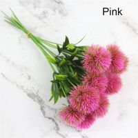 、’】【‘ High Quality Plastic 26Cm Party Wedding Real Touch Decor Home Decorative Fake Artificial Flower Silk Dandelion FlowersTH