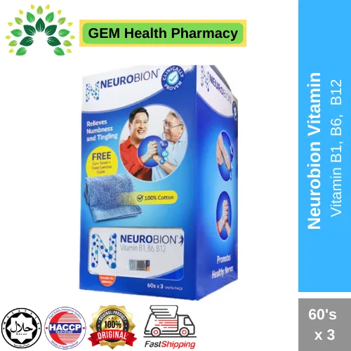 Neurobion Vitamin B1 B6 B12 60s X 3 Lazada 1444