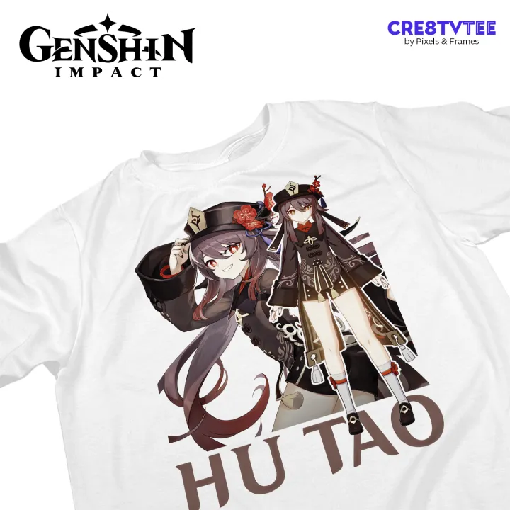 Genshin Impact Hu Tao T-Shirt – Anime Zakka