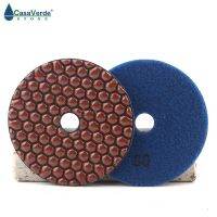 Grit 30 4 inch 100mm diamond flexible dry polishing pads disc for stone concrete