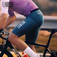 LAMBDA Cycling Shorts Summer Mens Bike Shorts MTB Shockproof 4 Hours Ride Padded Riding Bib Tights Breathable Road Racing