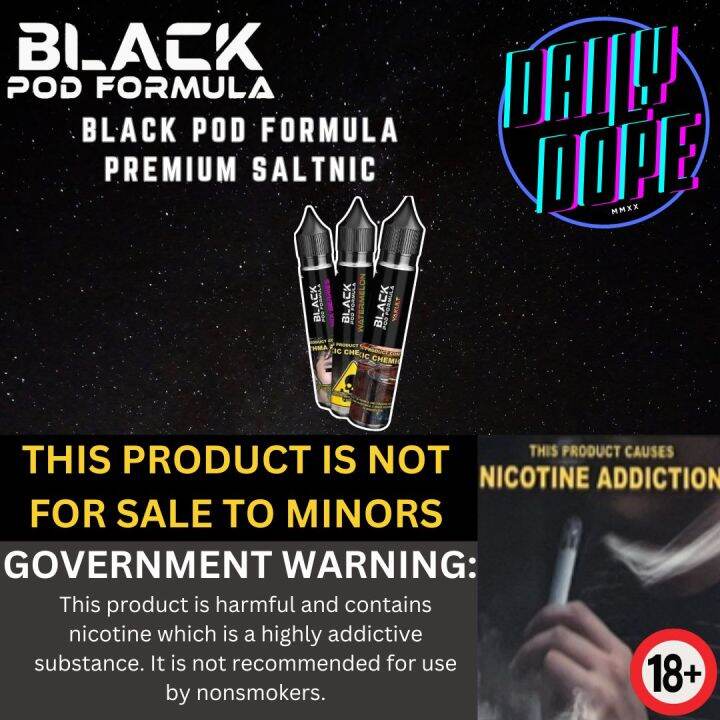 DD Main | Black Elite Pod Formula | Pod Friendly Ejuice | Lazada PH