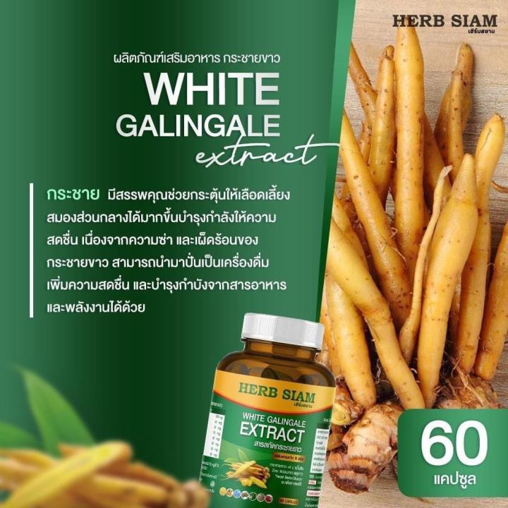 herb-siam-กระชายขาวสกัด-ของแท้-100-เสริมภูมิคุ้มกัน-ลดการอักแสบ-ลดการติดเชื้อ-เพิ่มความแข็งแรงให้ปอด-60-แคปซูล