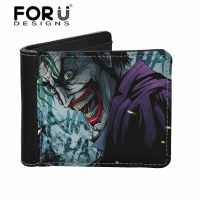 nd Design Man Wallet Horror Movie Pattern Purse Credit Card Holder Short Male Slim Coin Money Bags Hombre Billetera for Men