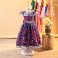 New Childrens Dress Lace Princess Dresses For Girls Dresses Little Girl Show Evening Dresses Kids Party Dresses 3-10 Years