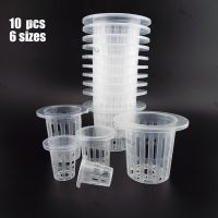 10Pcs Hydroponic Colonization Mesh Plant Grow Pot Net Nursery Cup Basket Holder Aeroponic Vegetable Planting Soilless W6TH