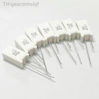 【hot】✓  5PCS cement resistance SQM 5W 0.05   100K ohm 5  0.1R 0.15R 0.22R 0.25R 0.39R 0.47R 1R 10RJ 100R 150R resistor