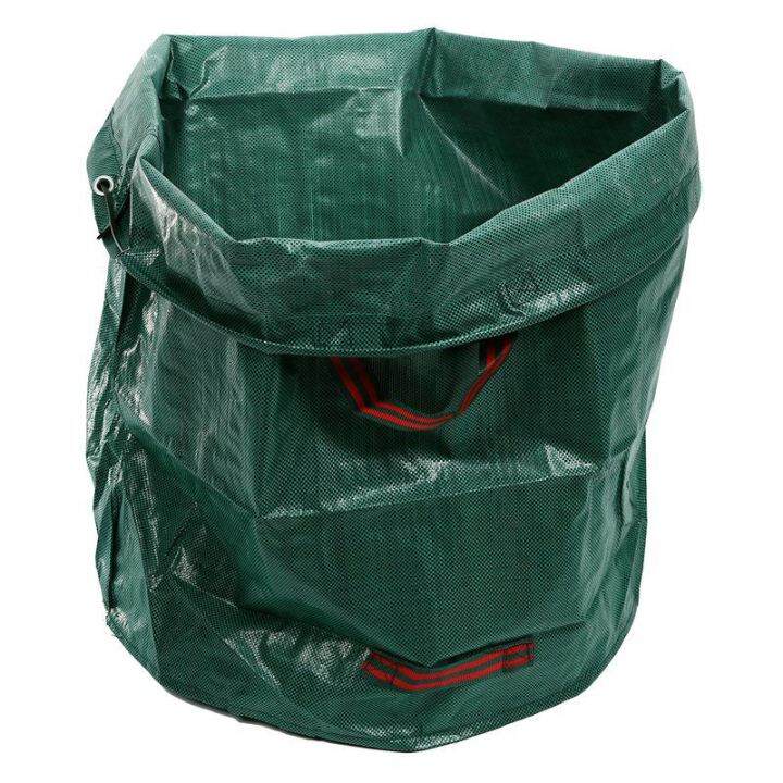 6x-270l-garden-waste-bag-large-strong-waterproof-heavy-duty-reusable-foldable-rubbish-grass-sack