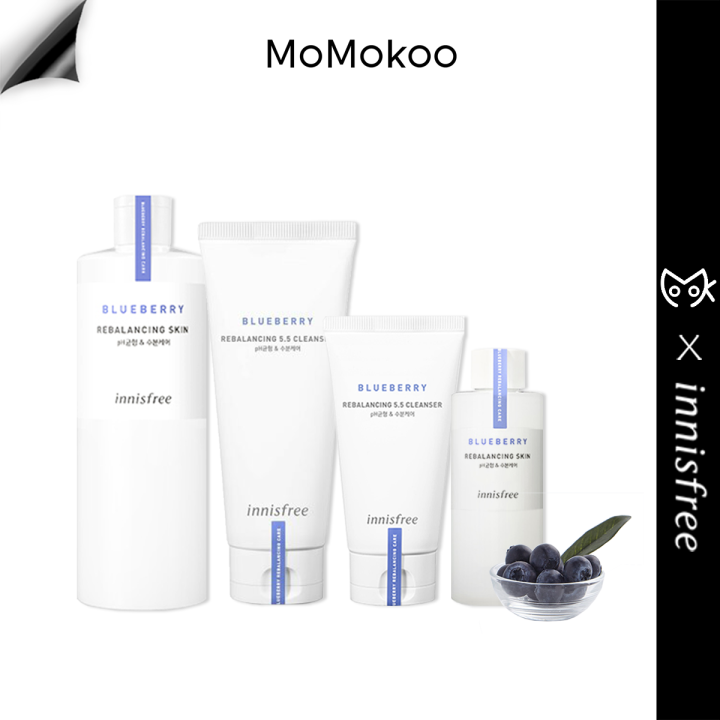 [INNISFREE] BLUEBERRY REBALANCING SKIN 500ml / CLEANSER 100ml / CLEANSER 200ml Lazada PH