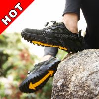 Large size mens shoes sports hiking shoes hollow breathable mesh hiking shoes water shoes（size 36-47）