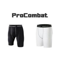 เสื้อผ้าบอลที่นิยมมากที่สุด กางเกงรัดกล้ามเนื้อ (ขาสั้นขา3ส่วน) Pro Combat ตะเข็บเทา สำหรับเล่นบาส ออกกำลังกาย