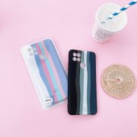 ออปโป้ A93 เคสกำมะหยี่สายรุ้ง รุ่น oppo A3S A5s A52020 A15 F7 F9 F11pro Reno4 Reno5 Redmi9a A12 A7 A92020 A15s A54