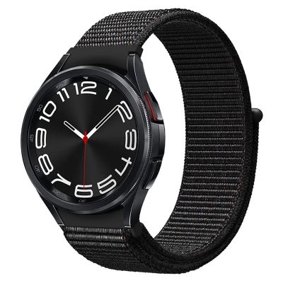 Band untuk Samsung Galaxy Watch 6 5 44mm 40mm tali jam tangan 4 6 klasik 43/47mm 42/46mm tanpa celah nilon loop gelang jam 5 pro 45mm