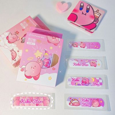 20Pcs Anime Kirby Kawaii Band Adhesive Bandages Cartoon Waterproof Breathable Band-Aid Aid Patch Wound Strips Dressing Gifts